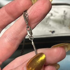 Vintage 925 Sterling Silver Ball Chain Layering Bracelet or Anklet